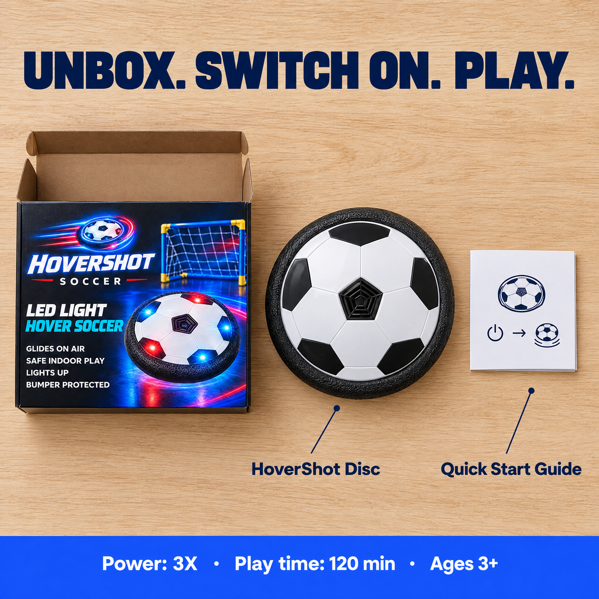 HoverShot™ Hovering Soccer Ball